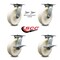 Service Caster 8 Inch Nylon Swivel Caster Swivel Locks 2 Brakes, 2PK SCC-35S820-NYR-BSL-2-SLB-2 - alternate 4